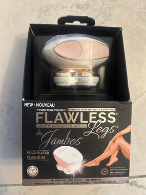 Finishing Touch Flawless Legs Electric Hair Remover - White & Rose Gold
